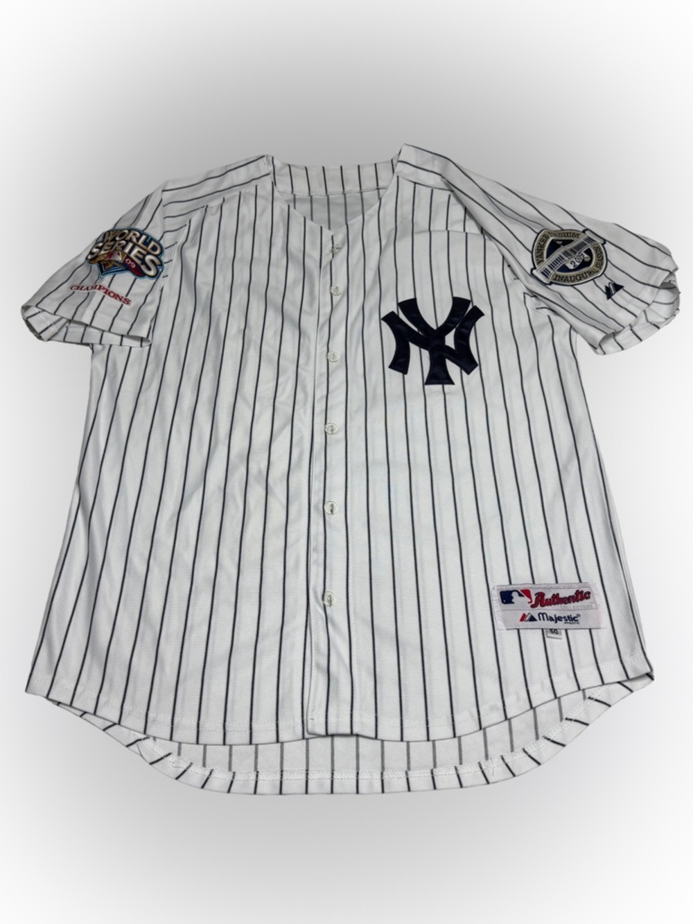 New York Yankees Derek Jeter Jersey 2009 Inaugural Season Stadium Sz 50 XL NWOT